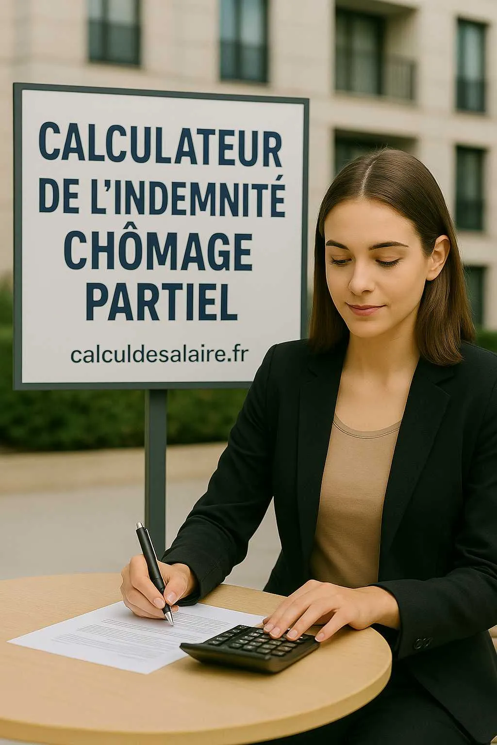 Fiche de paie annotée avec les heures chômées et le taux horaire de l'indemnité d'activité partielle