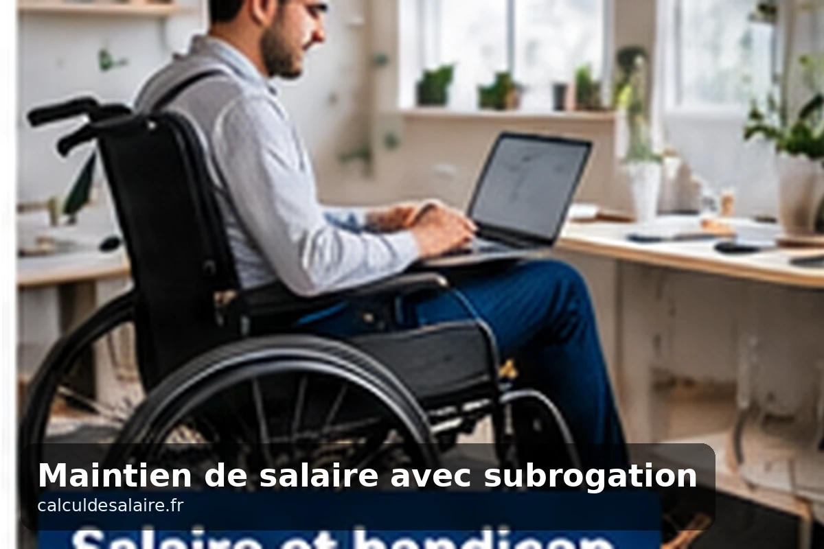 Schéma de flux : l'employeur verse le salaire maintenu au salarié et la caisse d'assurance maladie rembourse les IJ à l'employeur
