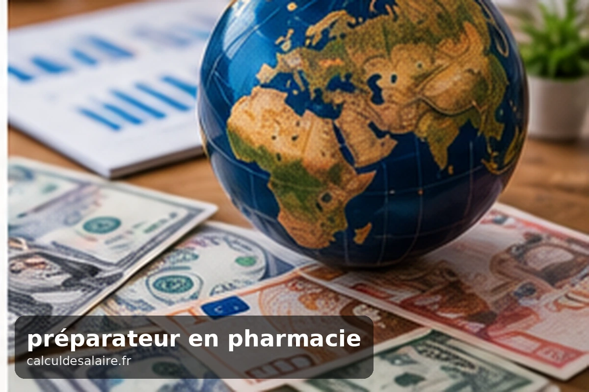 Préparateur en pharmacie rangeant des boîtes de médicaments dans un tiroir d’officine