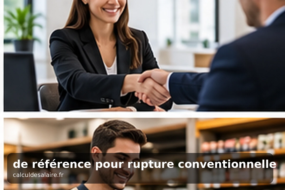 Convention de rupture avec le montant de l'indemnité spécifique et le calcul du plancher légal en regard