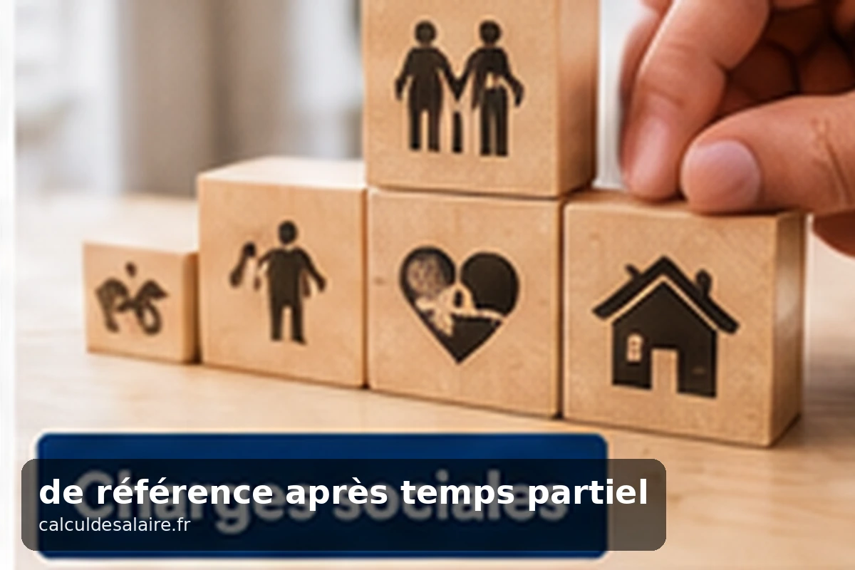 Planning de travail à quatre jours barré d'un jour, avec un bulletin de paie et une calculatrice